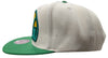 Mitchell & Ness Cream/Hunter Green NBA Seattle Supersonics Natural XL HWC Snapback - OSFA