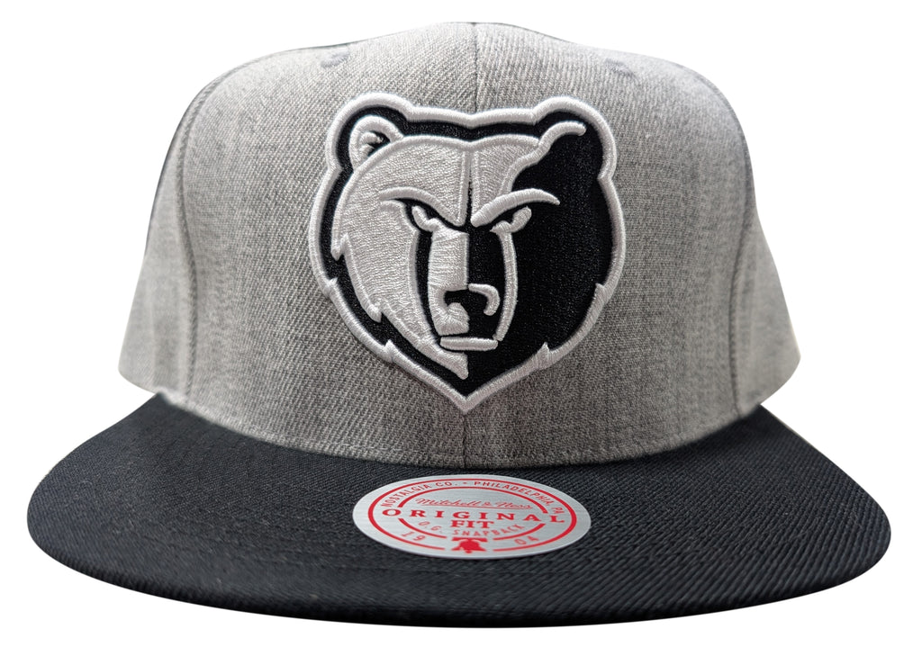 Mitchell & Ness Grey Heather NBA Vancouver Grizzlies Pop Snapback - OSFA