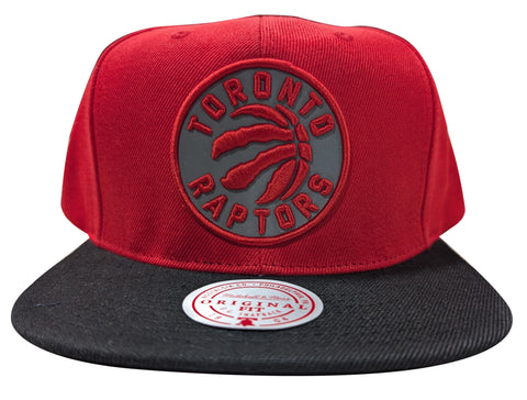 Mitchell & Ness Red/Black NBA Toronto Raptors Team Reflective Snapback - OSFA