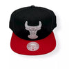 Mitchell & Ness Black/Red NBA HWC Chicago Bulls Team Reflective Snapback - OSFA