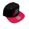 Mitchell & Ness Black/Pink NBA Phoenix Suns Santa Ana 2-Tone Snapback - OSFA