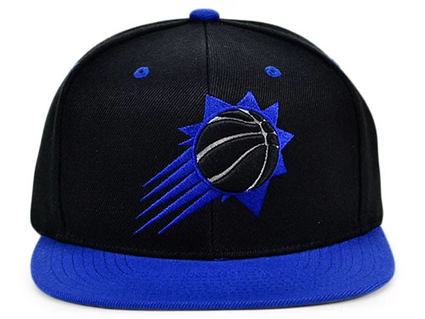 Mitchell & Ness Black/Blue NBA Phoenix Suns Black Royality Snapback - OSFA