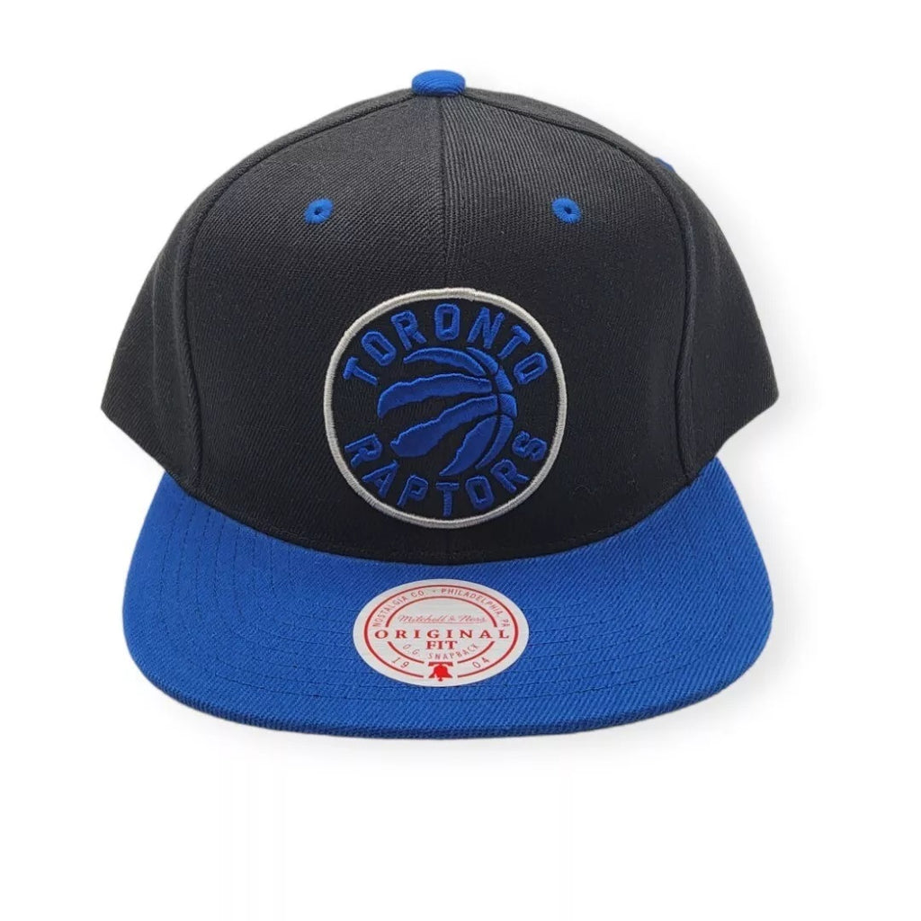 Mitchell & Ness Black/Blue NBA Toronto Raptors Black Royality Snapback - OSFA