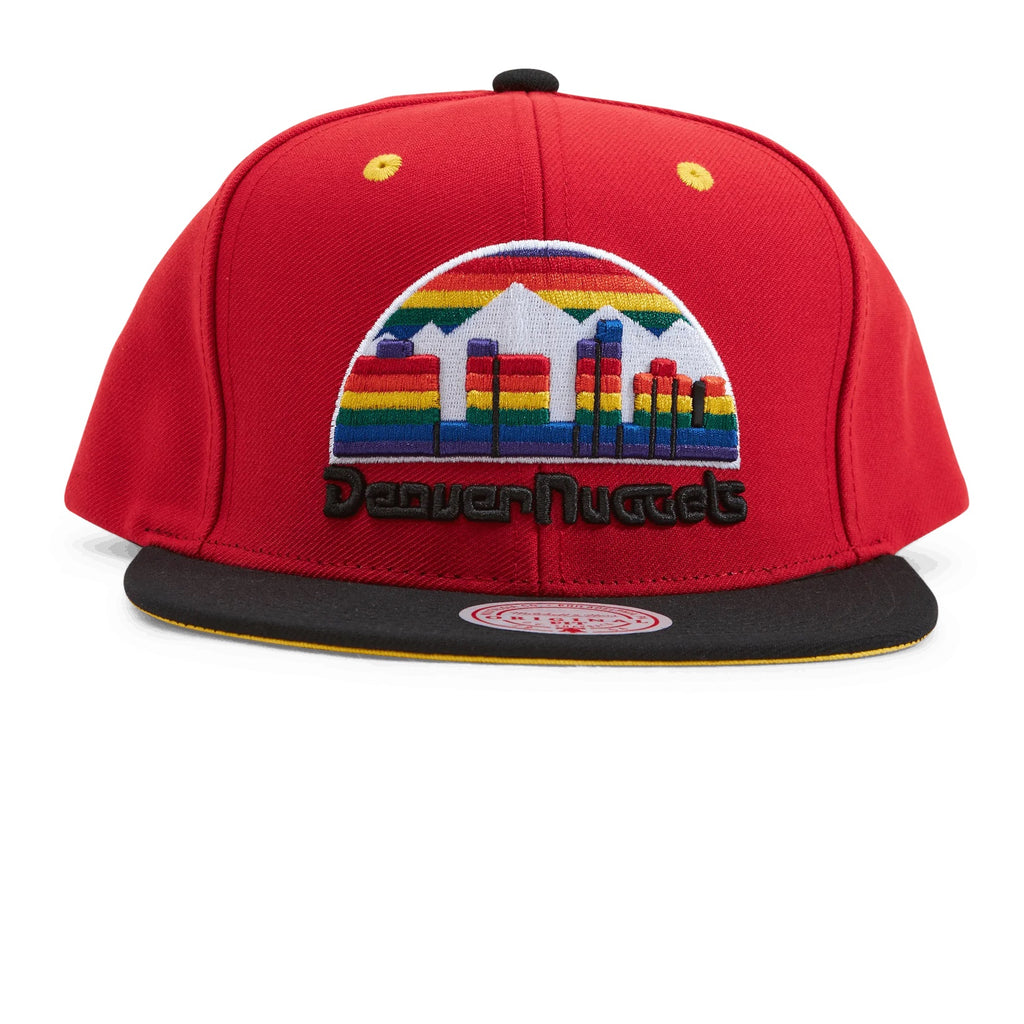 Mitchell & Ness Red/Black NBA Denver Nuggets Reload HWC Snapback - OSFA