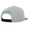 Mitchell & Ness Light Grey NBA Charlotte Hornets Grey Wolf Mags Snapback - OSFA