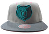 Mitchell & Ness Light Grey NBA Memphis Grizzlies Grey Wolf Mags Snapback - OSFA