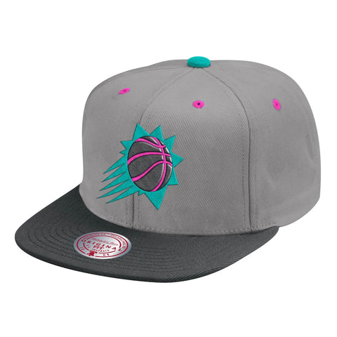 Mitchell & Ness Light Grey NBA Phoenix Suns Grey Wolf Mags Snapback - OSFA