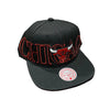 Mitchell & Ness Black NBA Chicago Bulls Winner Circle Snapback - OSFA