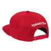 Men's Mitchell & Ness Red NBA Atlanta Hawks Team Ground HWC Snapback -