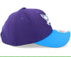 Mitchell & Ness Purple/Teal NBA Charlotte Hornets Wool 2 Tone Stretch Snapback - OSFA