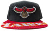 Mitchell & Ness NBA Atlanta Hawks Black/Red Snapshot HWC Snapback - OSFA