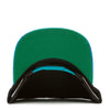 Mitchell & Ness NBA Charlotte Hornets Black/Teal Snapshot HWC Snapback - OSFA