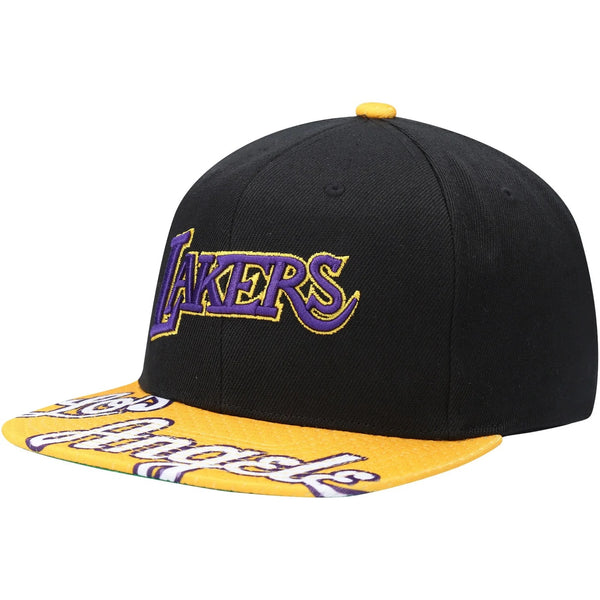 Mitchell & Ness NBA Los Angeles Lakers Black/Purple Snapshot Snapback HWC - OSFA