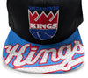 Mitchell & Ness NBA Sacramento Kings Black/Light Blue Snapshot HWC Snapback - OSFA