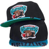 Mitchell & Ness NBA Vancouver Grizzlies Black/Teal Snapshot HWC Snapback - OSFA