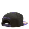 Mitchell & Ness NBA Los Angeles Lakers Black/Purple Snapshot Snapback - OSFA