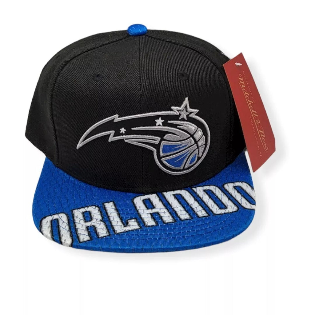 Mitchell & Ness NBA Orlando Magic Black/Royal Snapshot Snapback - OSFA