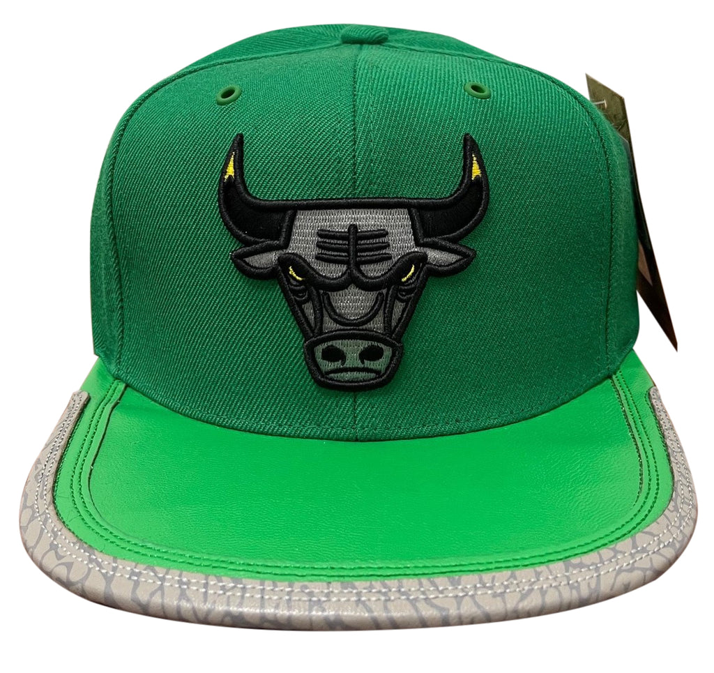 Mitchell & Ness Green/Grey NBA Chicago Bulls Day 3 Snapback - OSFA