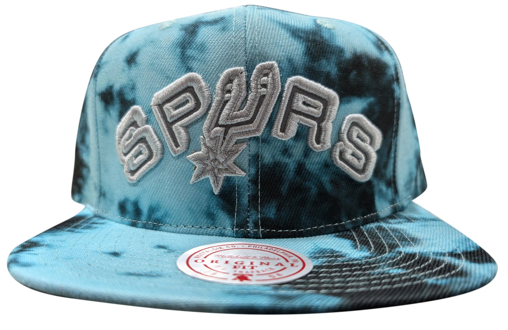 Mitchell & Ness Teal NBA San Antonio Spurs In A Galaxy Snapback - OSFA