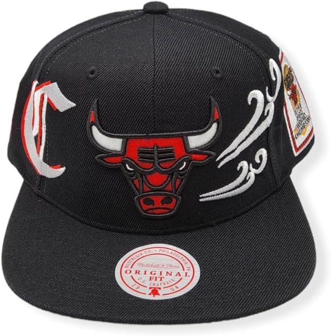 Mitchell & Ness Black NBA Chicago Bulls My Towns Snapback - OSFA