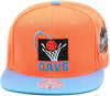 Mitchell & Ness Orange/Light Blue NBA Cleveland Cavaliers HWC All Star Color Snapback - OSFA