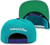 Mitchell & Ness Teal/Purple NBA Charlotte Hornets HWC All Star Color Snapback - OSFA