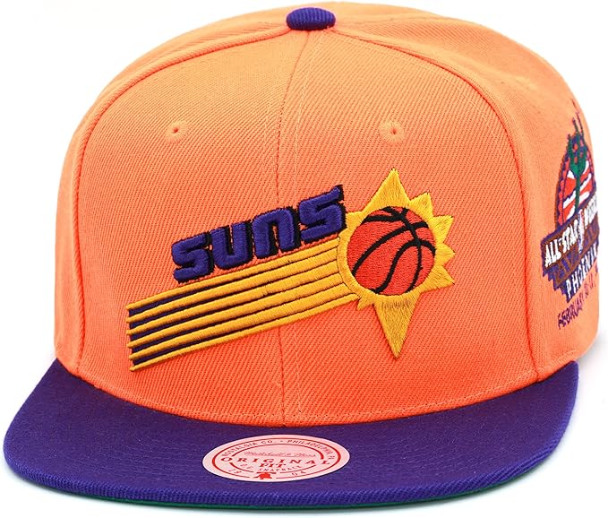 Mitchell & Ness Orange/Purple NBA Phoenix Suns HWC All Star Color Snapback - OSFA