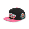 Mitchell & Ness Black/Pink NBA San Antonio Spurs HWC All Star Color Snapback - OSFA