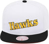 Mitchell & Ness White/Black NBA Atlanta Hawks Reload 2.0 Snapback HWC - OSFA