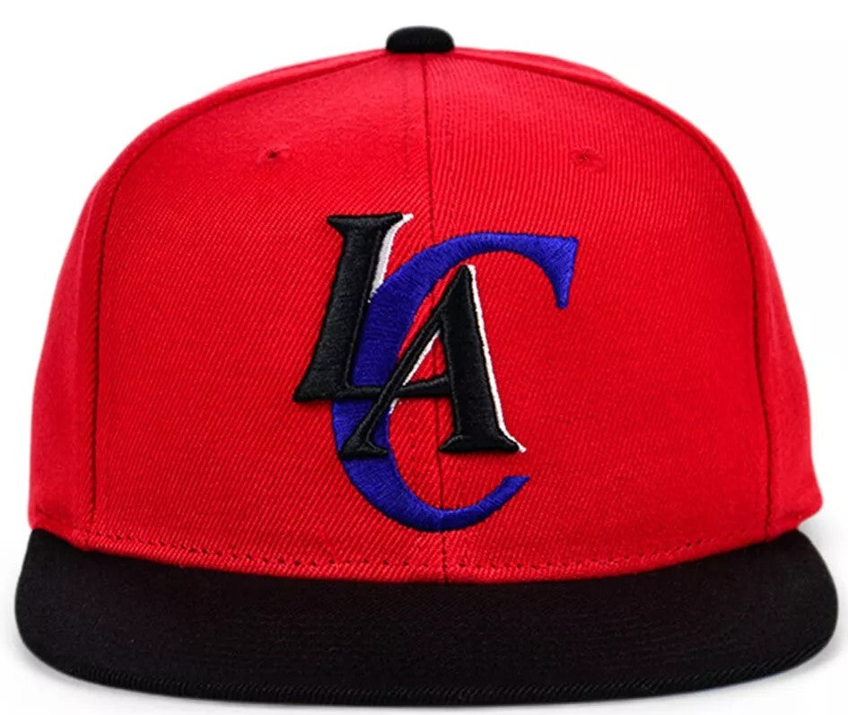 Mitchell & Ness Red/Black NBA Los Angeles Clippers Reload 2.0 Snapback HWC - OSFA