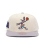 Mitchell & Ness Cream/Grey Space Jam 2 Tune Squad Bugs Bunny Snapback - OSFA