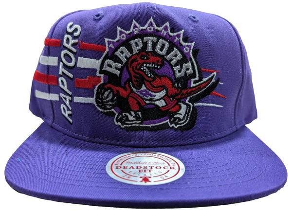 Mitchell & Ness Purple NBA Toronto Raptors Retro Bolt Deadstock HWC Snapback - OSFA