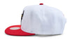 Men's Mitchell & Ness White/Red NBA Chicago Bulls 50th Anniversary Snapback - OSFA