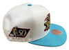 Men's Mitchell & Ness White/Teal NBA Detroit Pistons 50th Anniversary HWC Snapback - OSFA