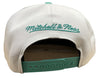 Men's Mitchell & Ness White/Teal NBA San Antonio Spurs 50th Anniversary HWC Snapback - OSFA