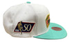 Men's Mitchell & Ness White/Teal NBA San Antonio Spurs 50th Anniversary HWC Snapback - OSFA