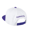 Men's Mitchell & Ness White/Purple NBA Utah Jazz 50th Anniversary HWC Snapback - OSFA