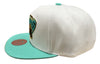 Men's Mitchell & Ness White/Teal NBA Vancouver Grizzlies 50th Anniversary HWC Snapback - OSFA