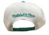 Men's Mitchell & Ness White/Teal NBA Vancouver Grizzlies 50th Anniversary HWC Snapback - OSFA