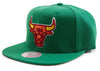 Men's Mitchell & Ness Green NBA Chicago Bulls Like Mike Snapback - OSFA