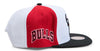 Men's Mitchell & Ness White/Black/Red NBA Chicago Bulls On The Block Snapback - OSFA