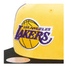 Men's Mitchell & Ness Gold/Black NBA Los Angeles Lakers On The Block Snapback - OSFA