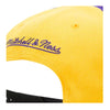 Men's Mitchell & Ness Gold/Black NBA Los Angeles Lakers On The Block Snapback - OSFA