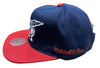 Men's Mitchell & Ness Navy/Red NBA Houston Rockets Rear Script HWC Deadstock Snapback - OSFA