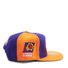 Men's Mitchell & Ness Purple/Orange NBA Phoenix Suns Rear Script HWC Deadstock Snapback - OSFA