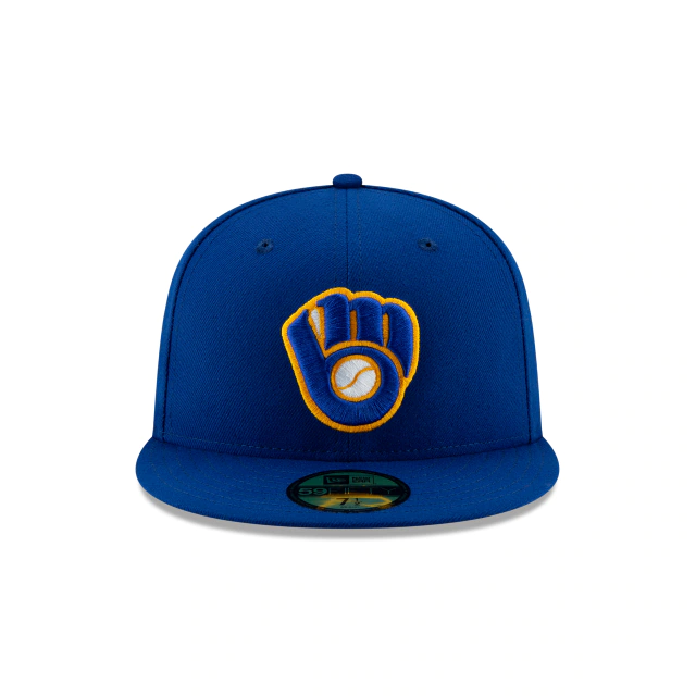 New Era 59Fifty MLB Milwaukee Brewers On Field Game Fitted (70482535)