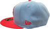 Men's New Era 9Fifty Chicago Bulls Sky Blue/Red/White Flag Custom Snapback (70628704) - OSFA