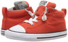 Toddler's Converse CTAS Mid Signal Red/Cadet Grey