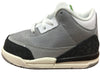 Toddler's Jordan 3 Retro Lt Smoke Grey/Chlorophyll (832033 006)