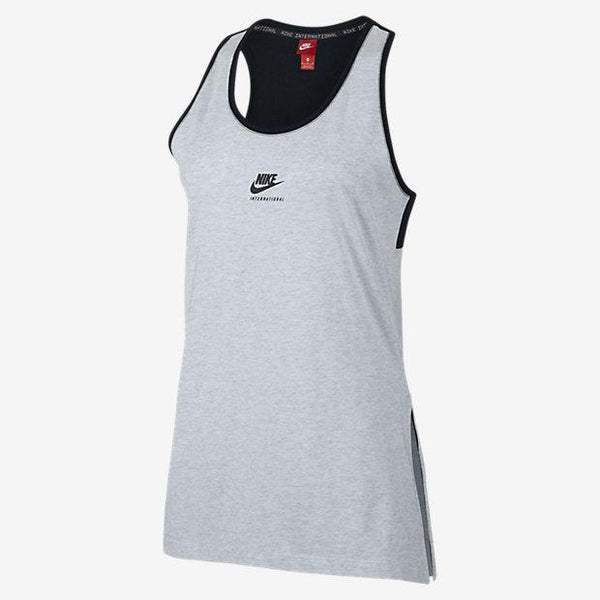 Women's Nike International Tank Top Heather Birch/Black